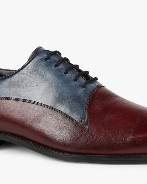 Genuine Leather N9 Treated Dual Tone Oxford Shoes