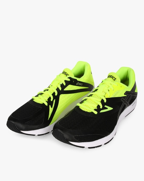 Buy Black \u0026 Neon Green Sports Shoes for 