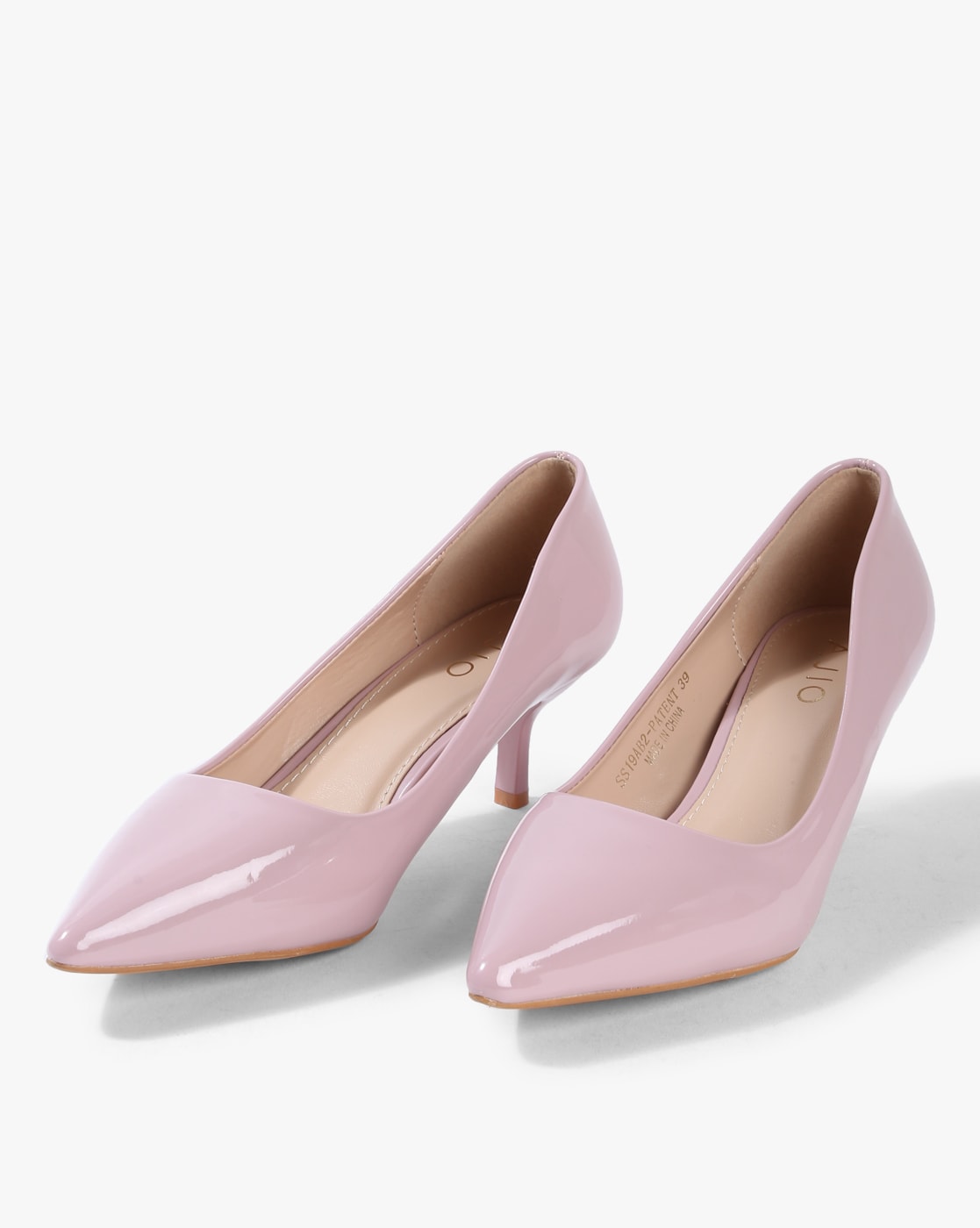 pink kitten heel shoes