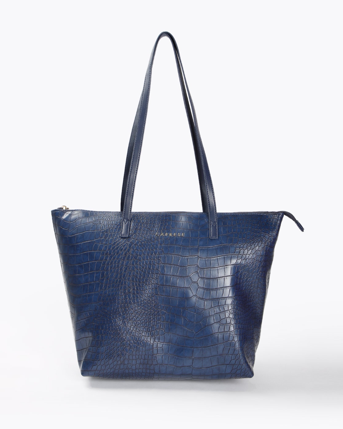 croc embossed tote