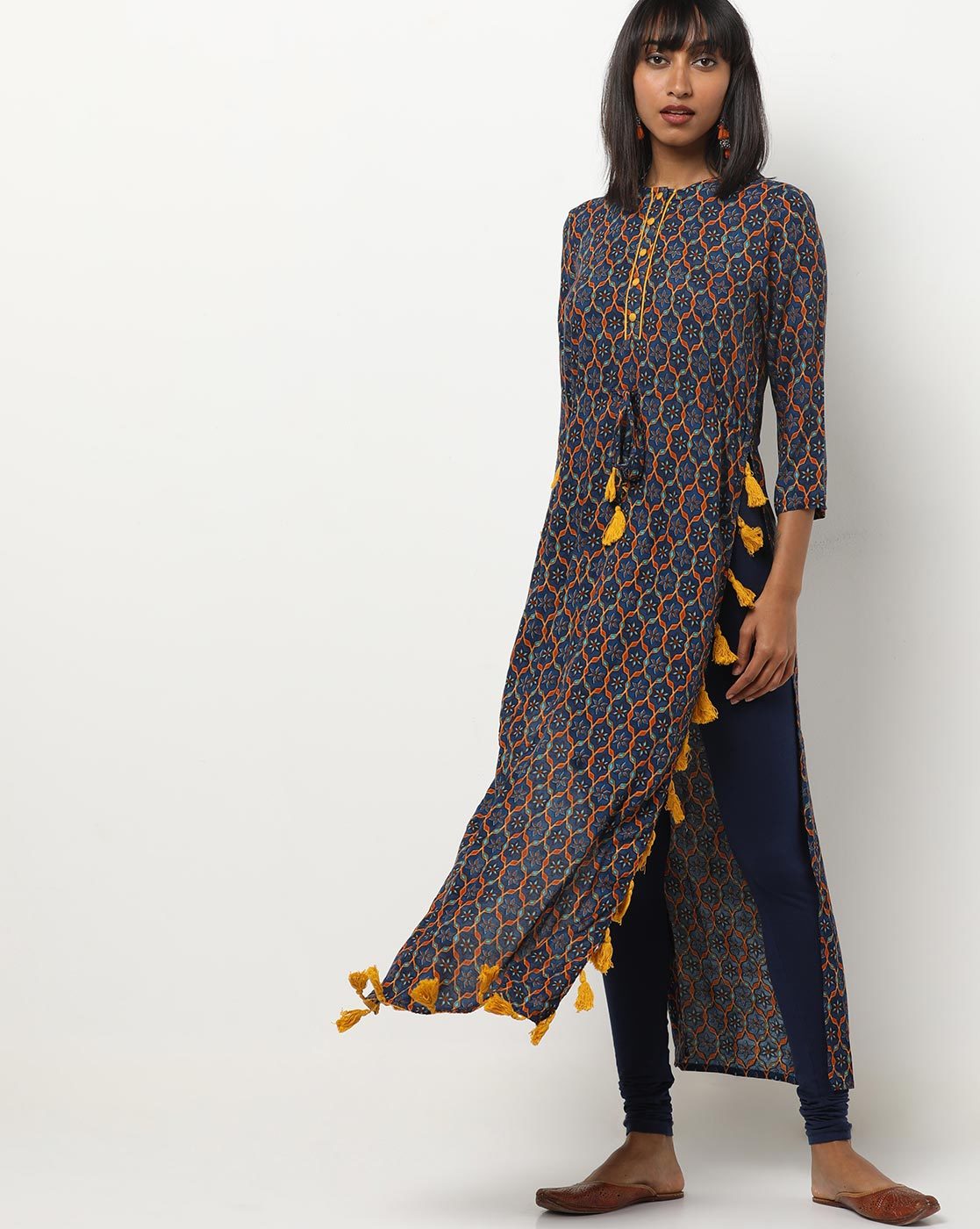 indya blue kurta