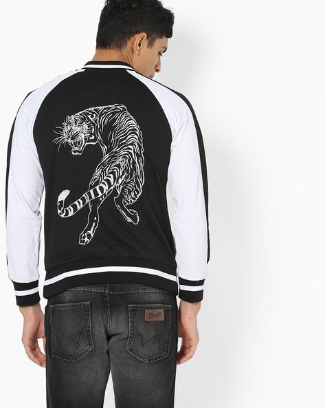 Graphic Cotton Bomber Jacket - Ready-to-Wear 1ABJGY