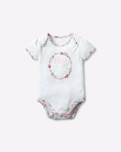 Buy White Bodysuits for Infants by Mothercare Online