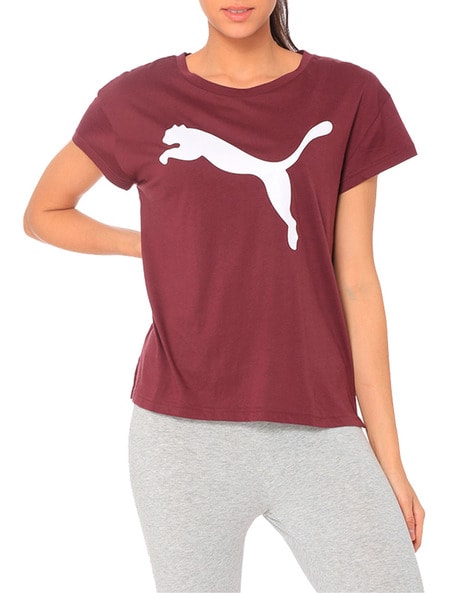 puma burgundy shirt