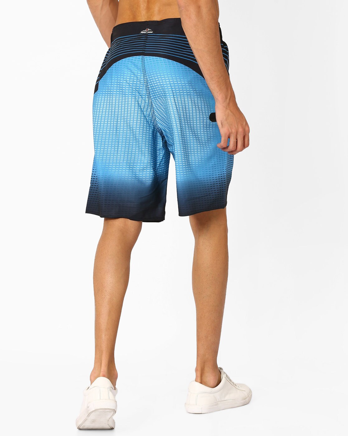 Buy Blue & Black Shorts & 3/4ths for Men by Point Zero Online