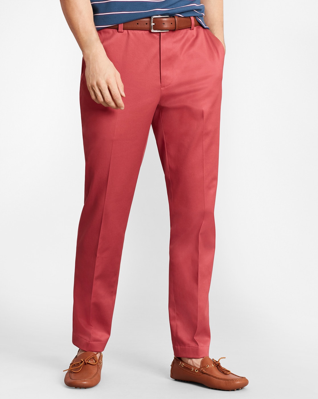Rustic Red Stretch Cotton Chinos  Hamercop