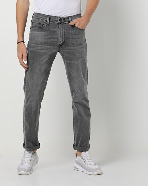 mens grey straight jeans