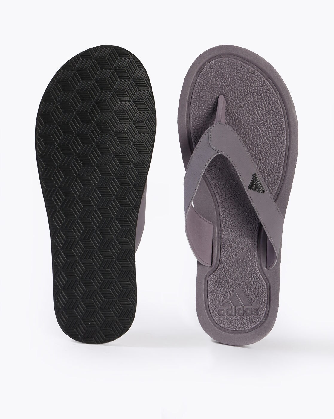 adidas slippers grey