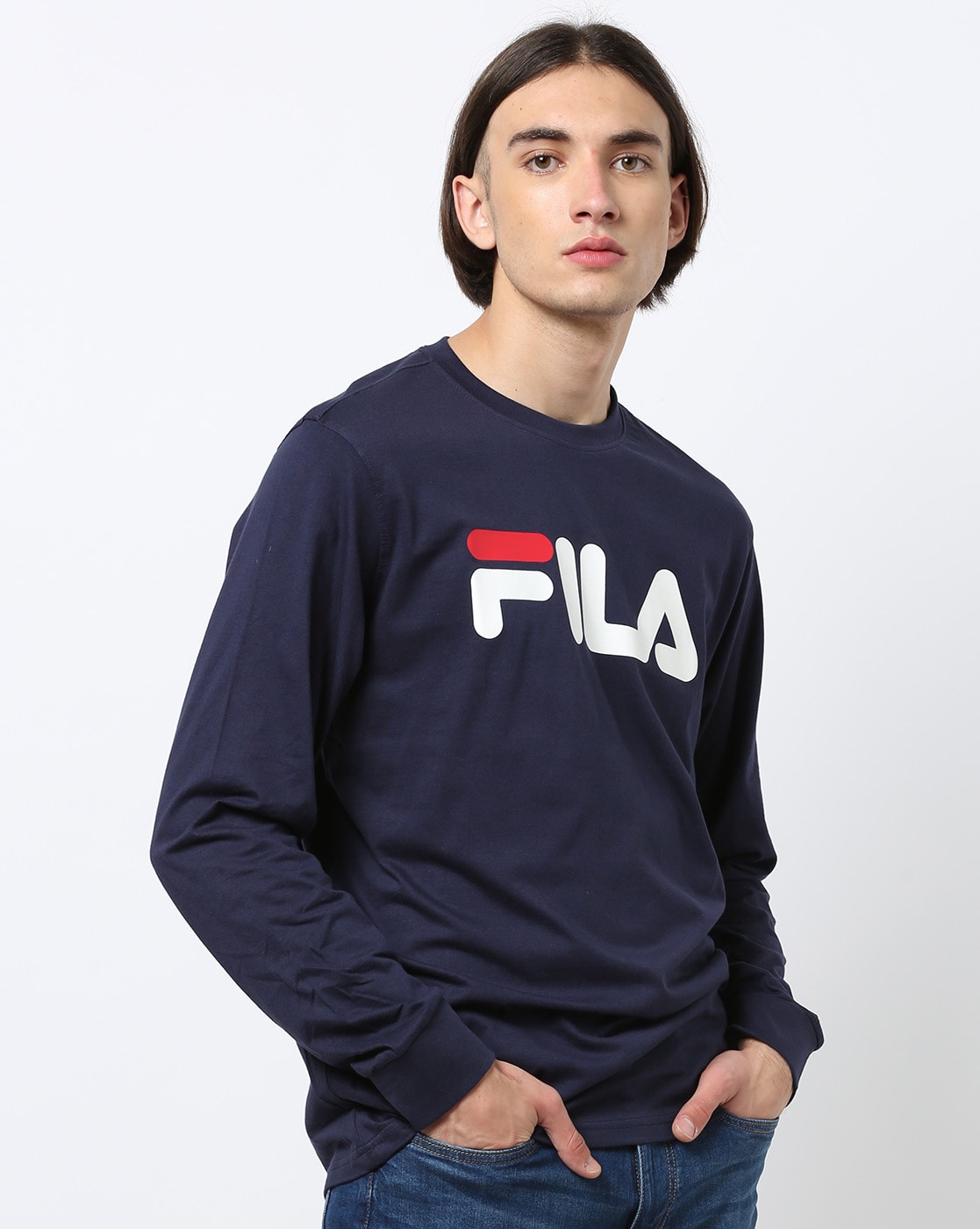 fila long sleeve t shirt mens