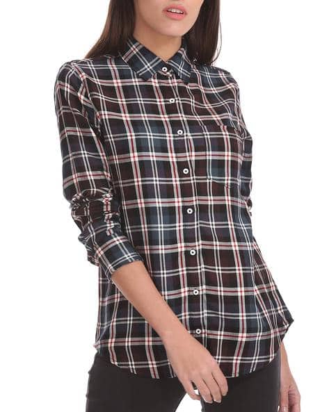 Buy Brown Shirts for Women by 