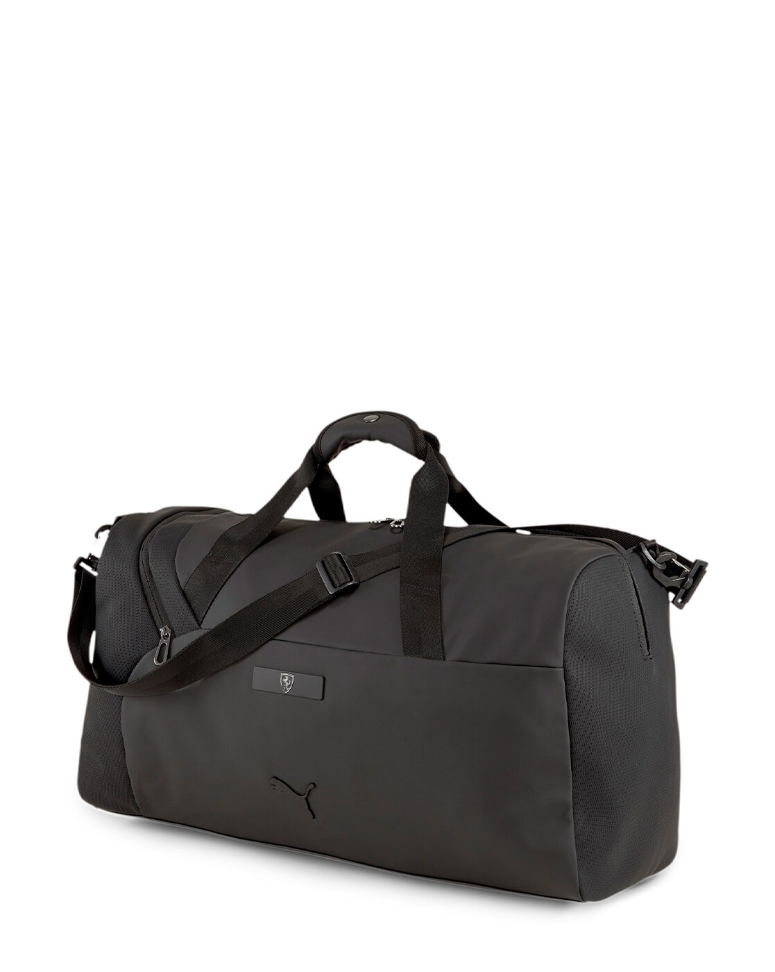 puma leather duffle bag