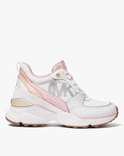 chunky branded trainers