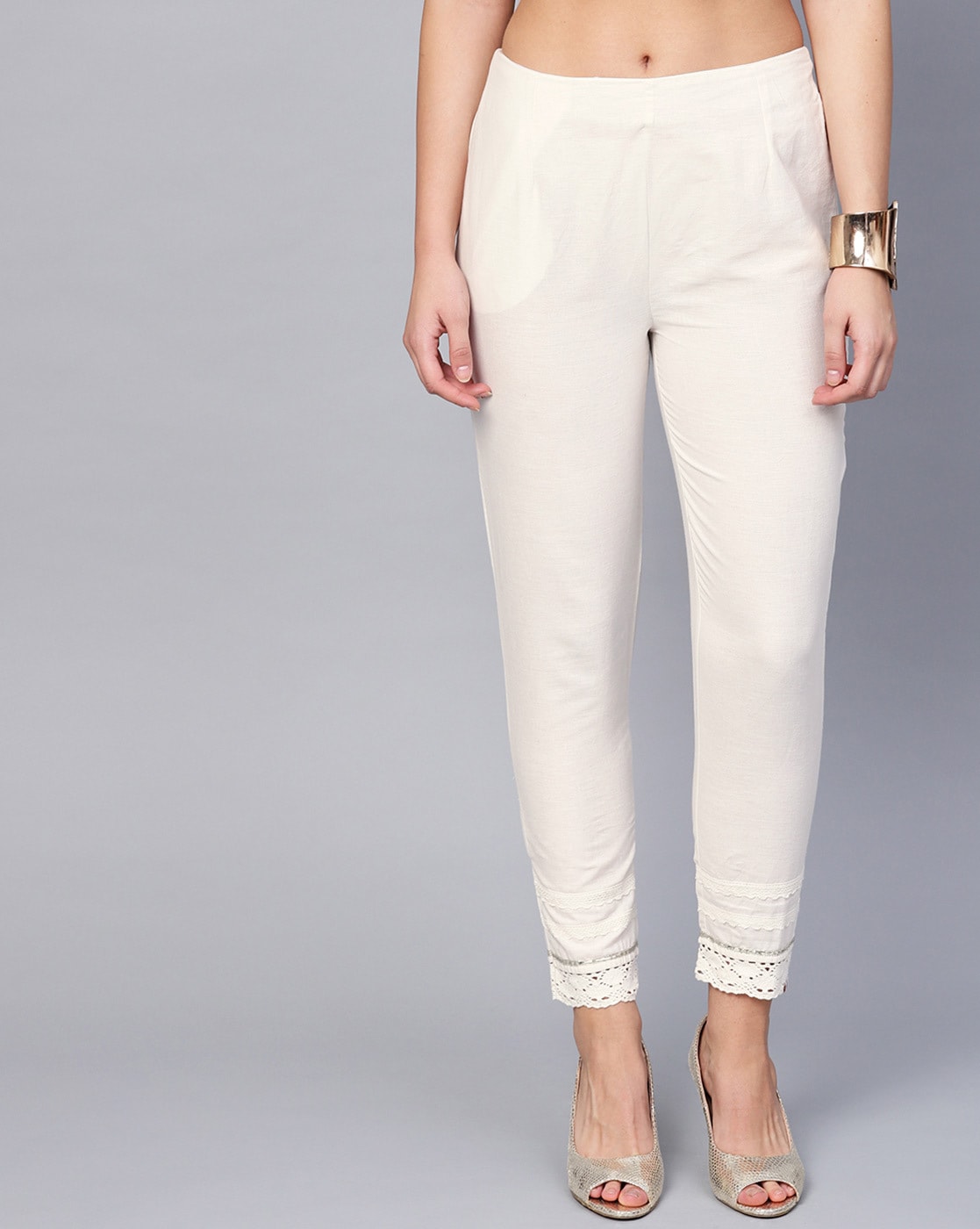 Ankle-Length Pants with Insert Pockets