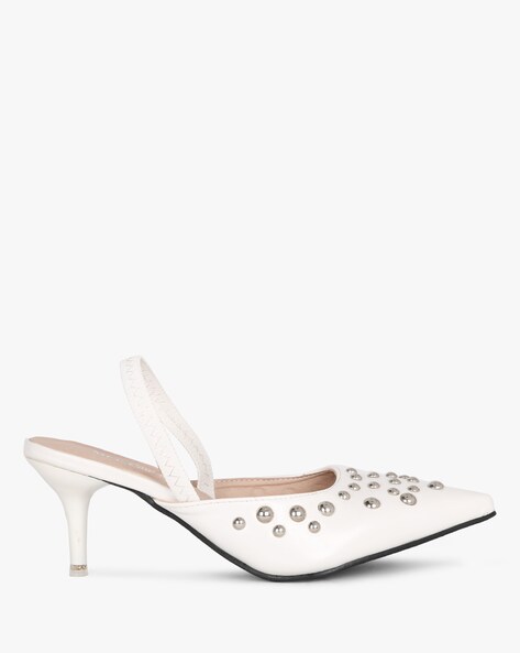 Truffle Collection Studded Pointed Heels | ASOS