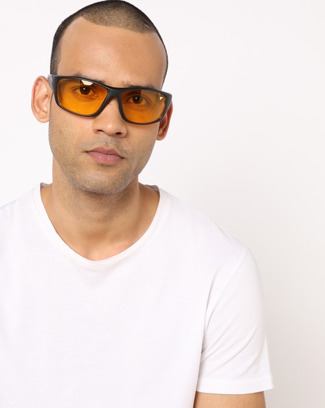 fastrack yellow sunglasses