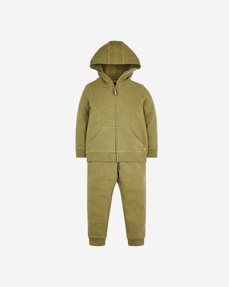 khaki green tracksuit junior