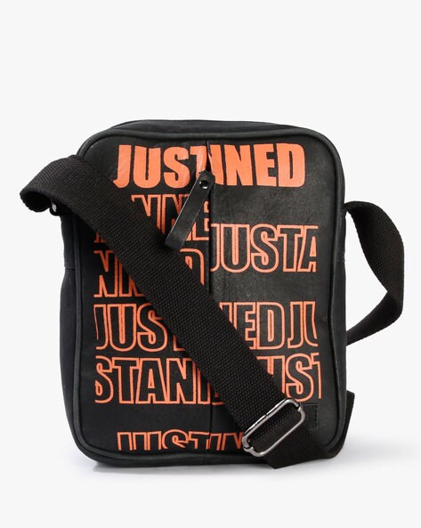 Buy Black Fashion Bags for Men by JUSTANNED Online Ajio