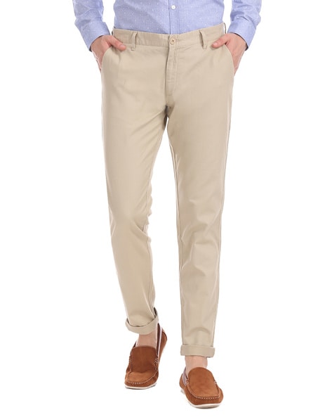Roots by Ruggers Slim Fit Men Beige Trousers - Buy LT-KHAKI Roots by Ruggers  Slim Fit Men Beige Trousers Online at Best Prices in India | Flipkart.com