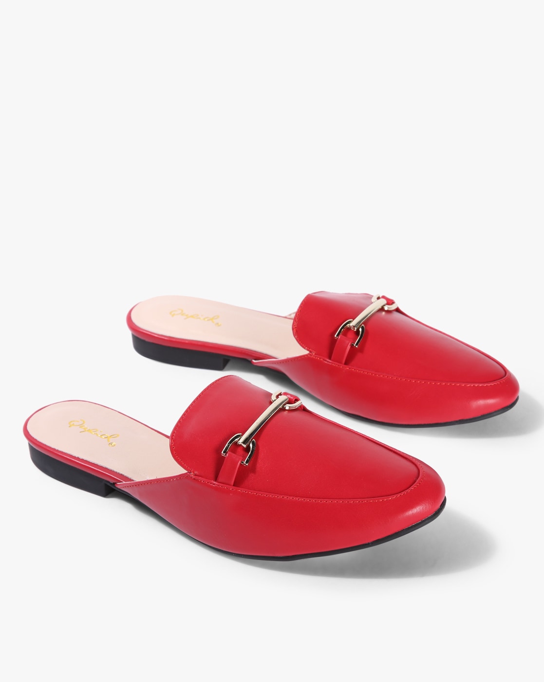 red slip on mules