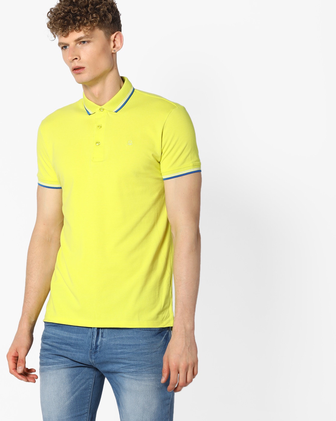 Lemon Yellow Colour T Shirt