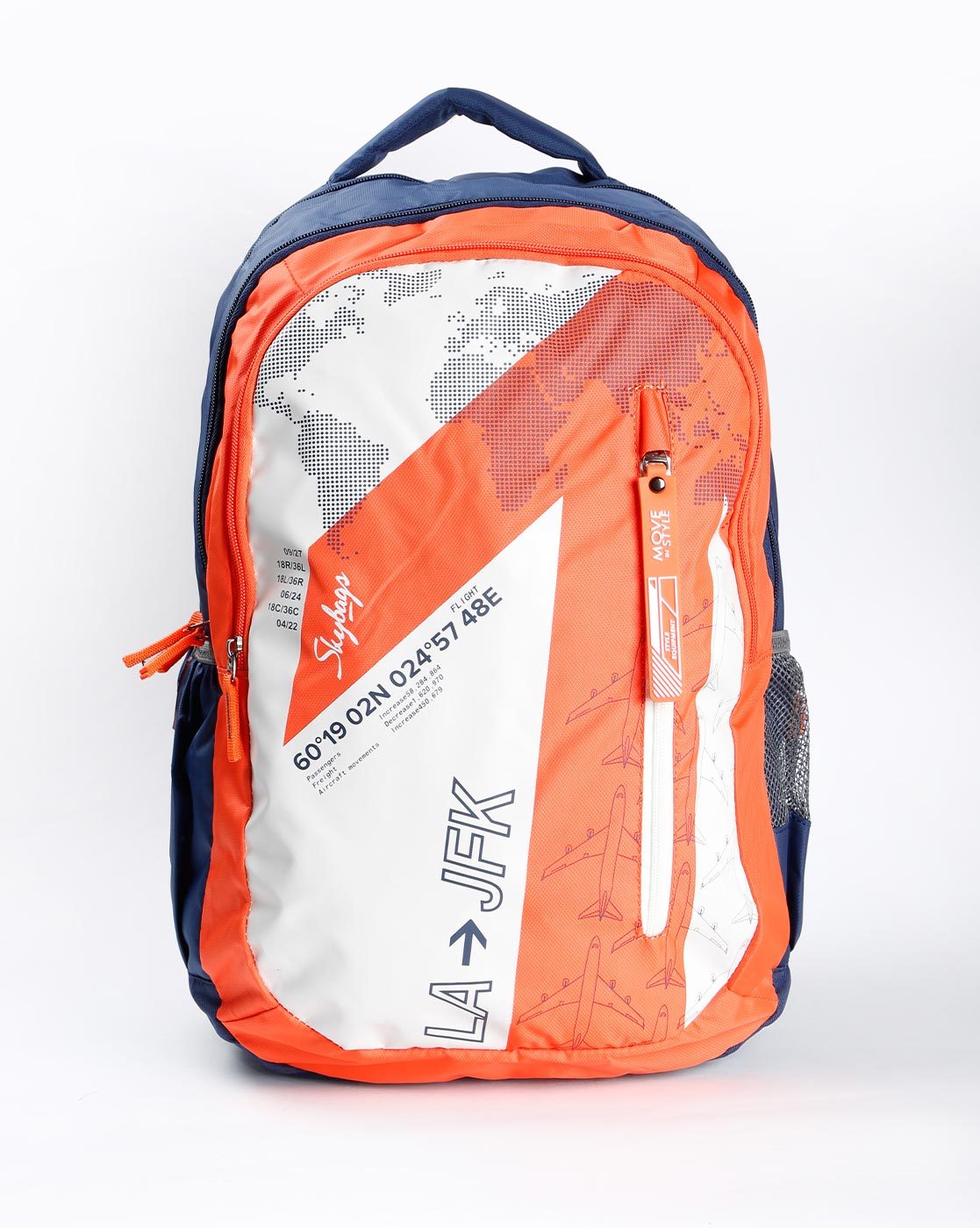 Skybags store orange backpacks