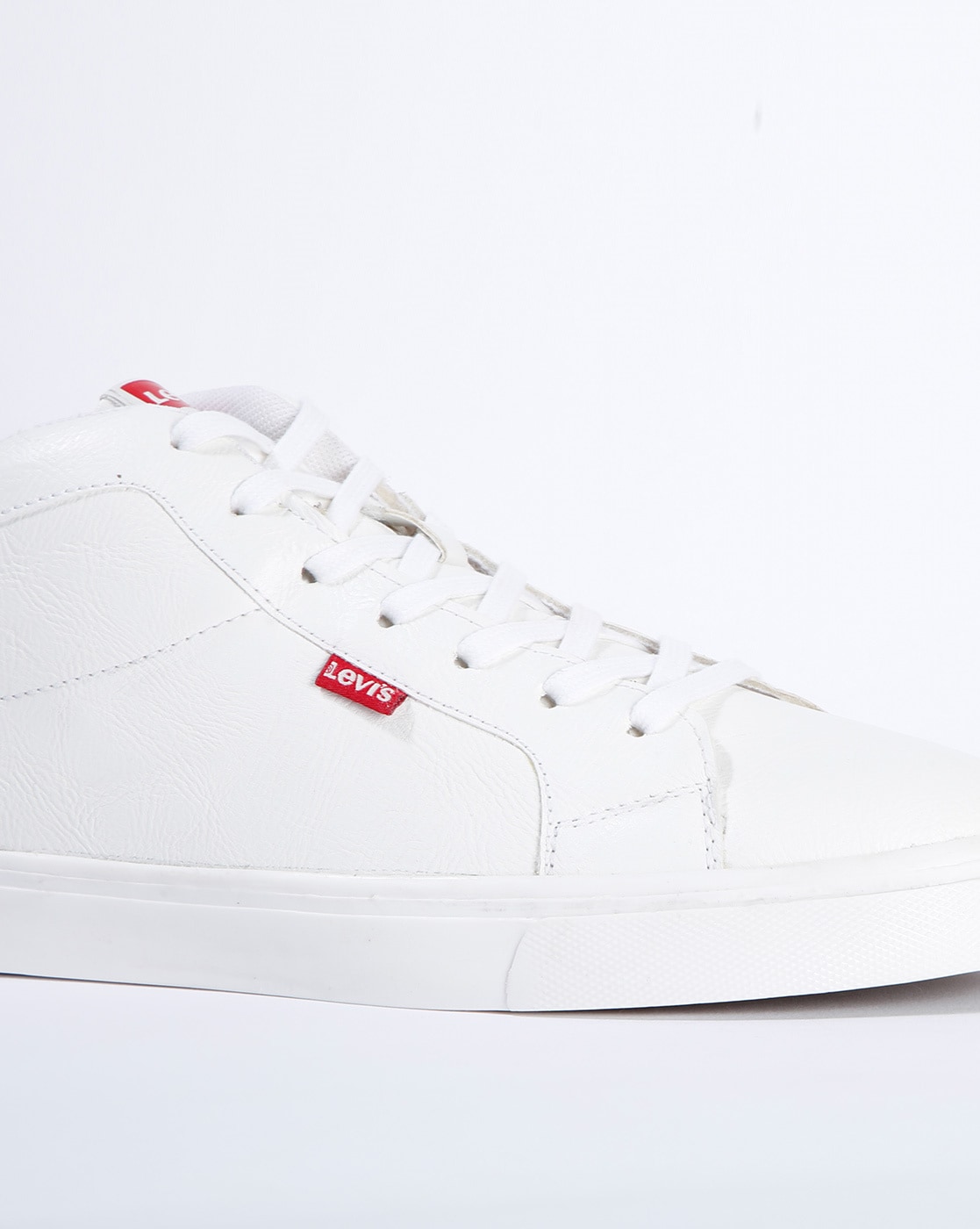 all white levis shoes