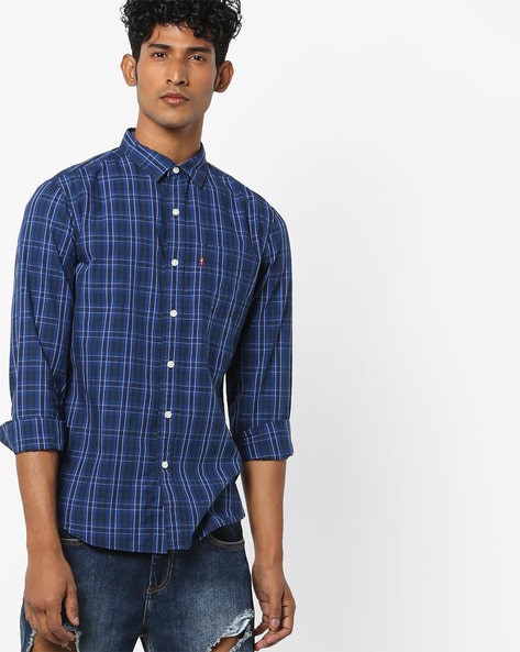 Buy Dark Blue Shirts for Men by LEVIS Online 