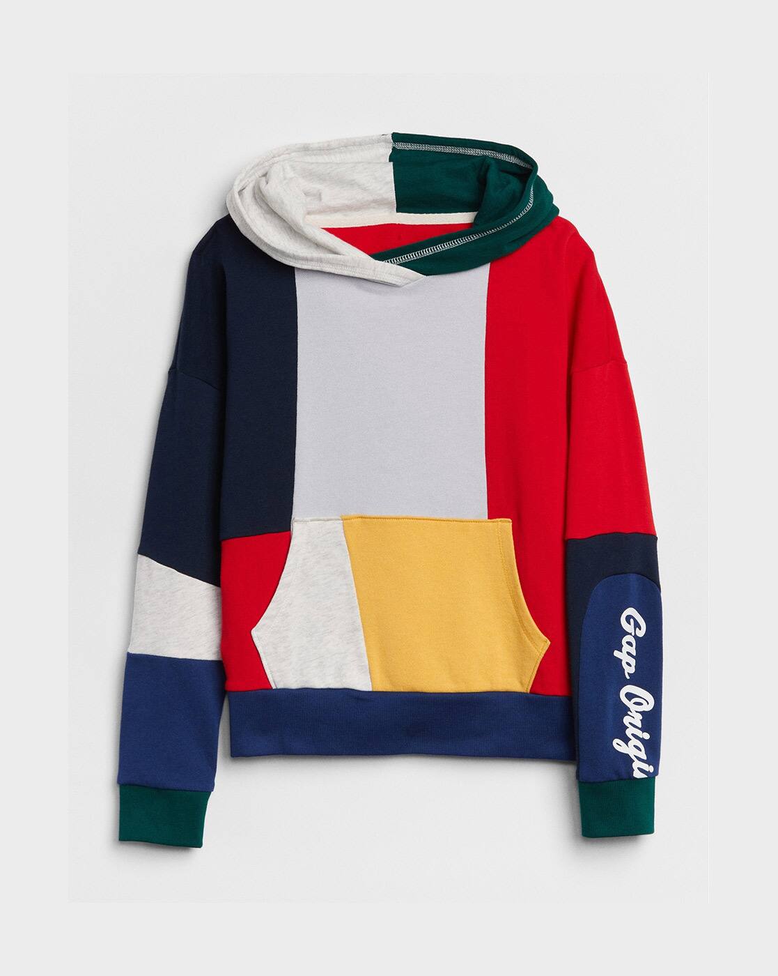 multicoloured hoodie