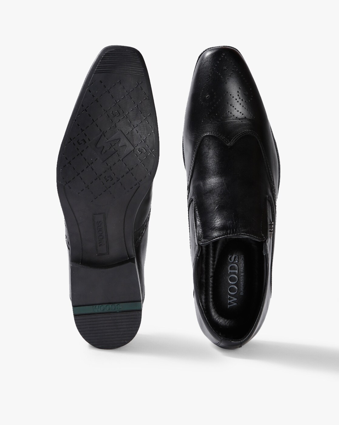 Woods black store formal shoes