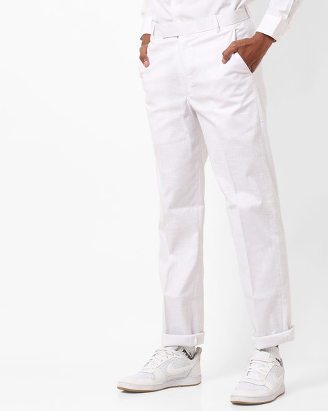 Mid-Rise Formal Trousers