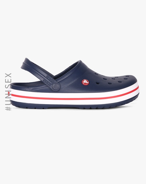 mens navy crocs