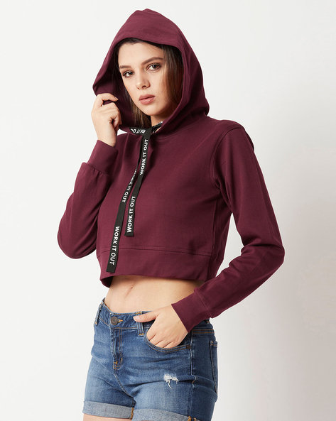 Women's Cropped Hoodies, Cropped Hoodies for Teens