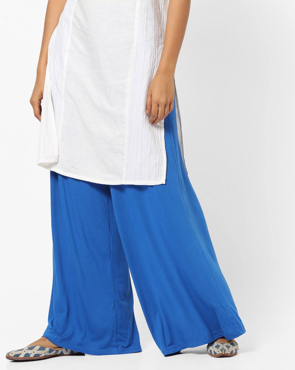 go colors flared palazzo