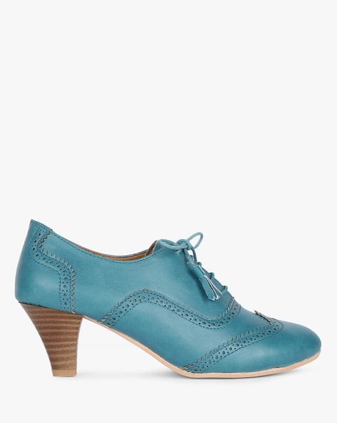 Santoni High Heel Brogue - - Farfetch.com | Heeled brogues, Shoe boots,  Cute shoes
