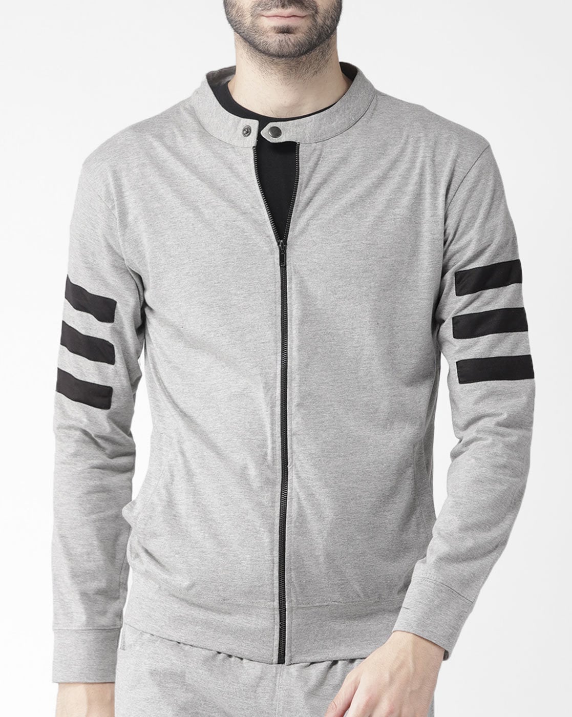 zip front sweatshirt