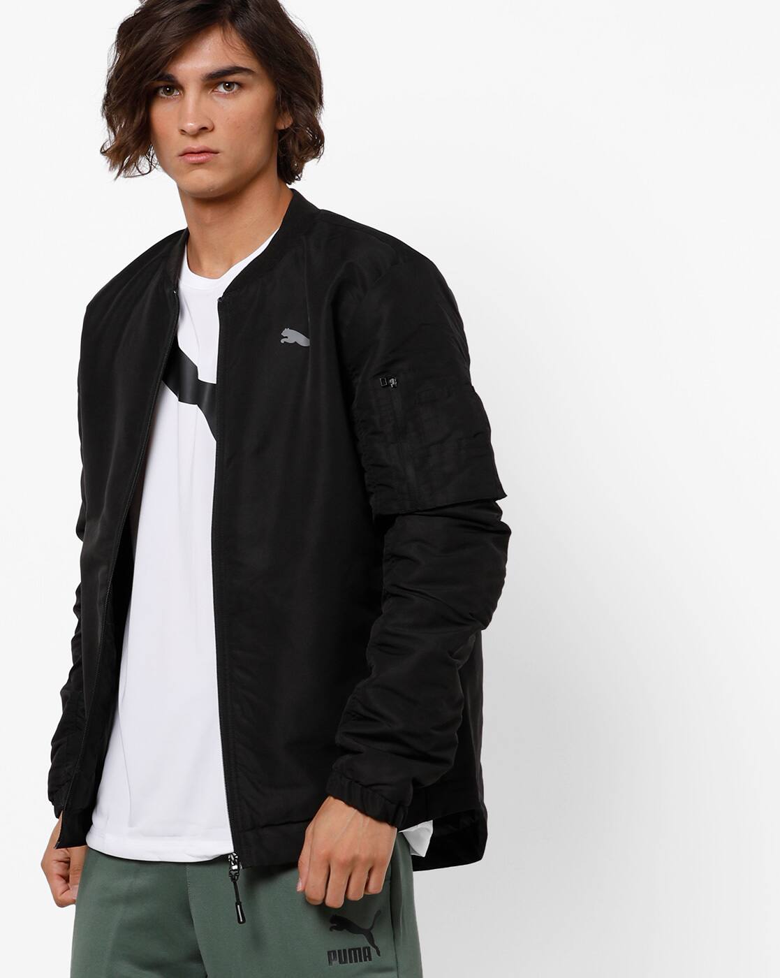 puma bomber jacket mens