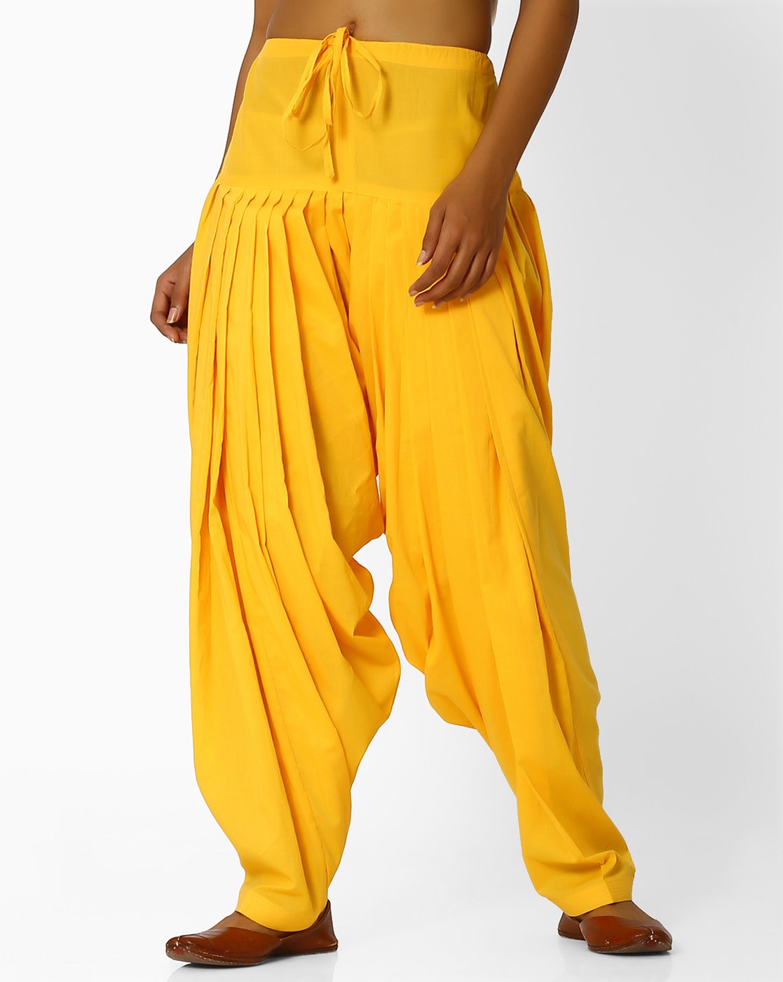 yellow patiala pants