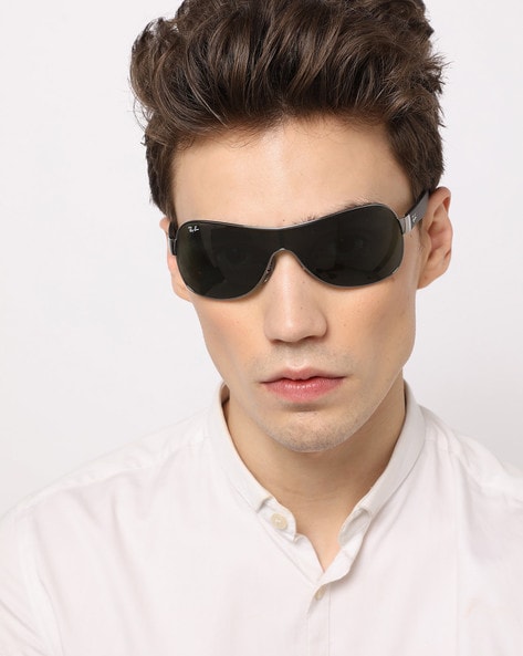 Buy Ray-Ban Wayfarer Sunglasses Green For Men Online @ Best Prices in India  | Flipkart.com
