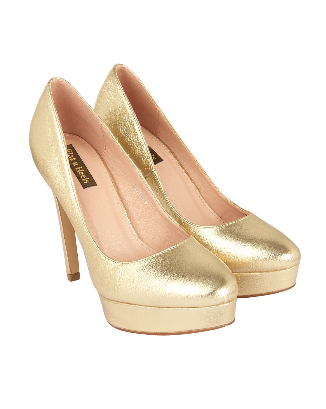 buy gold heels online