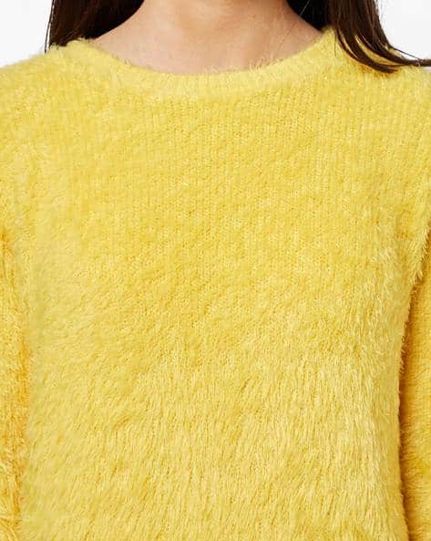 sweater with faux fur