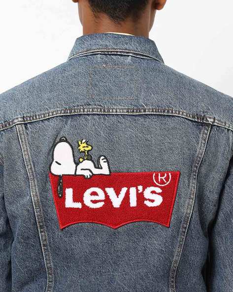 levi's peanuts denim jacket