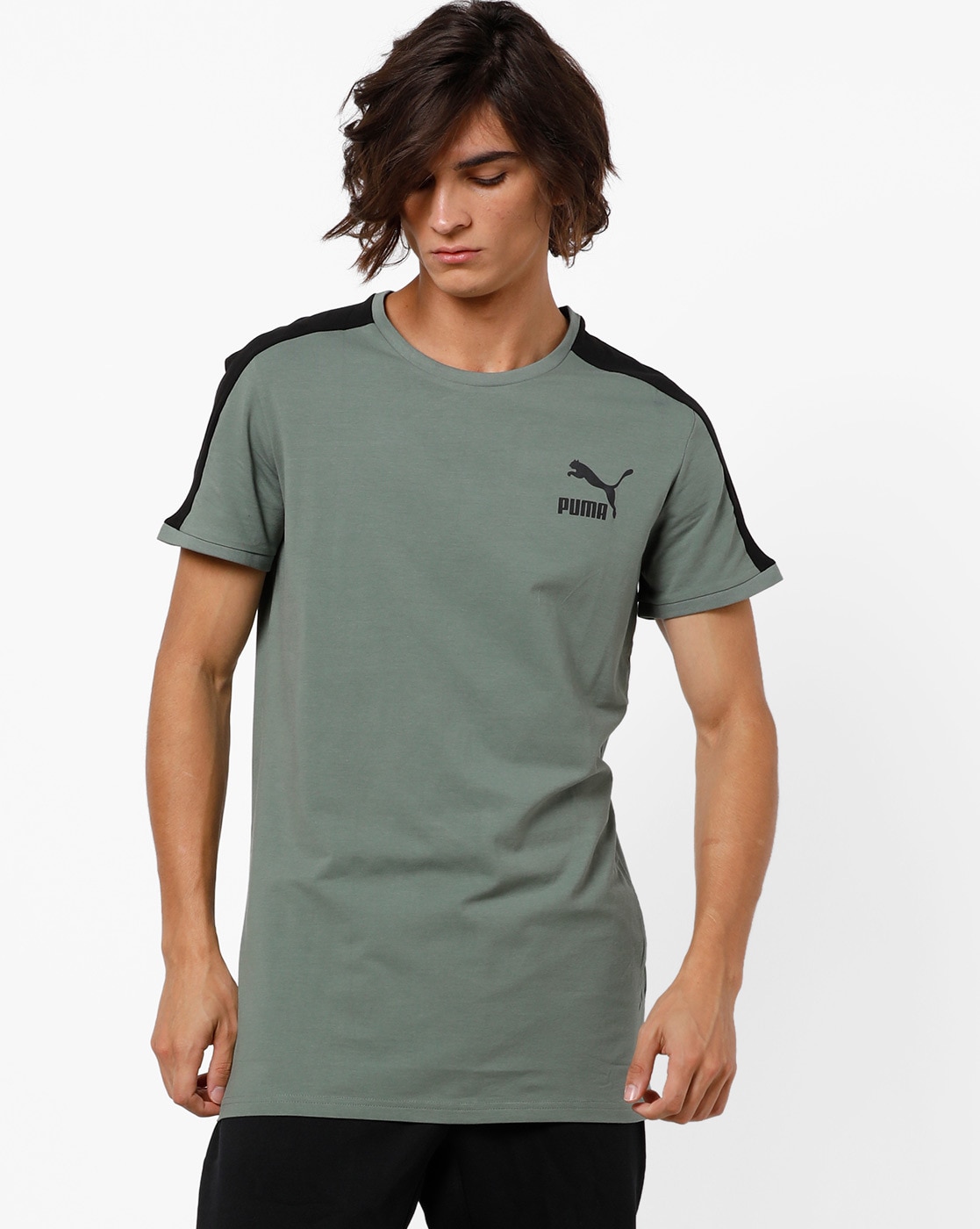 Buy Olive Green Tshirts for Men by Puma 