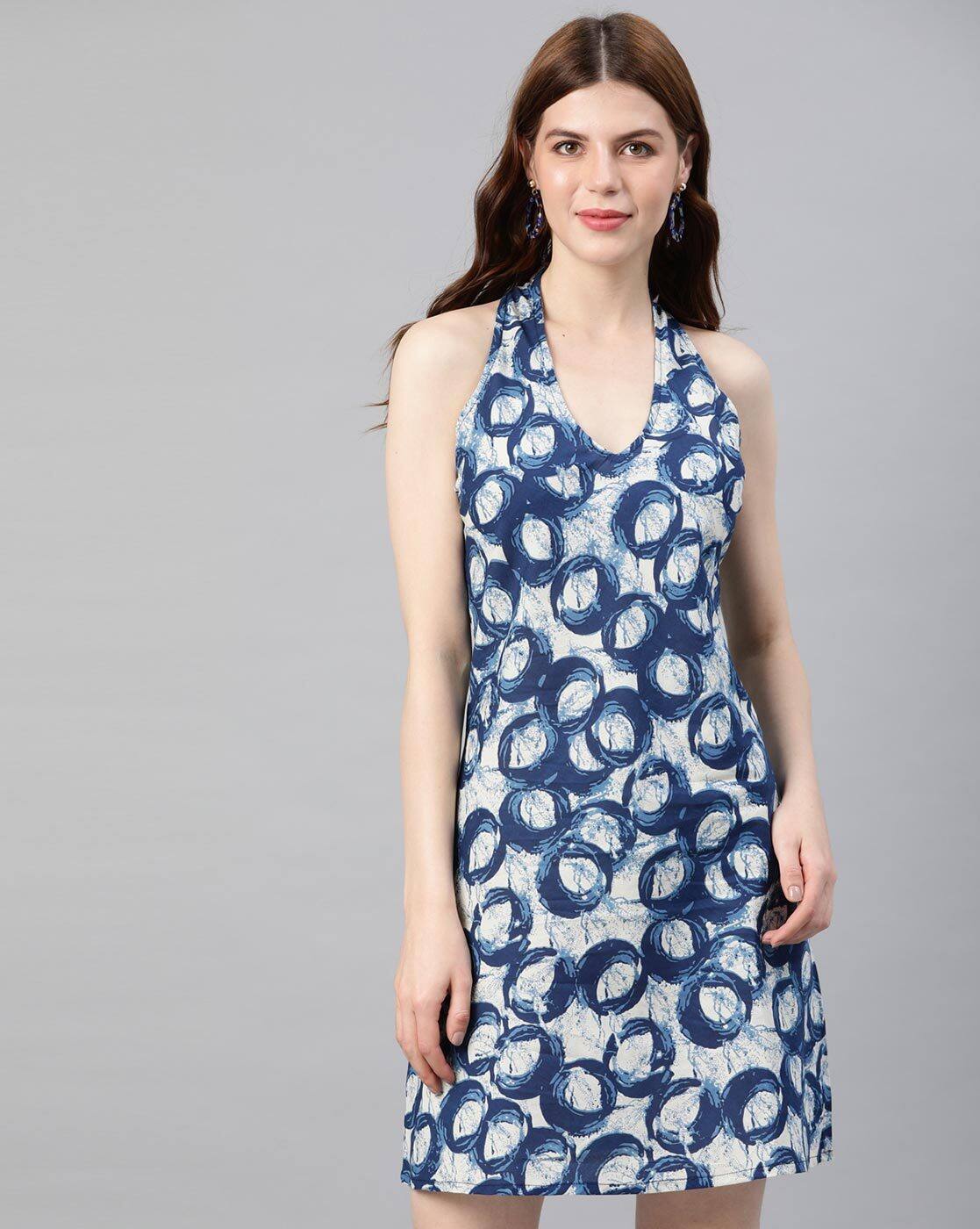 YASB Plus Womens Printed Shirt Dress