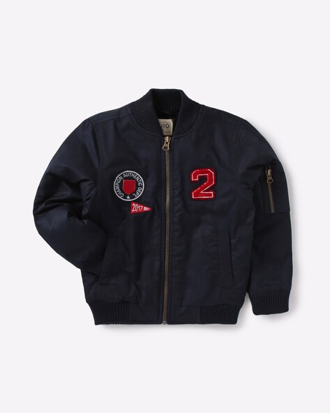 Navy Blue Lightweight MA-1 Bomber Jacket