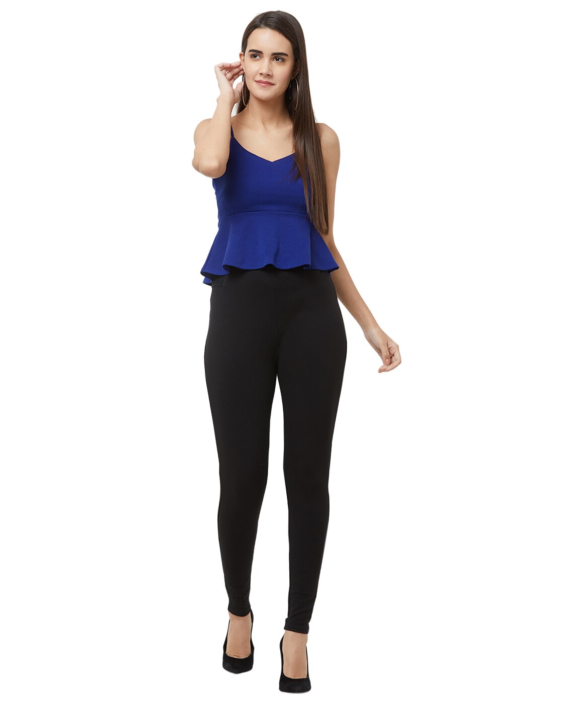 Buy Black Jeans & Jeggings for Women by FUSION BEATS Online | Ajio.com