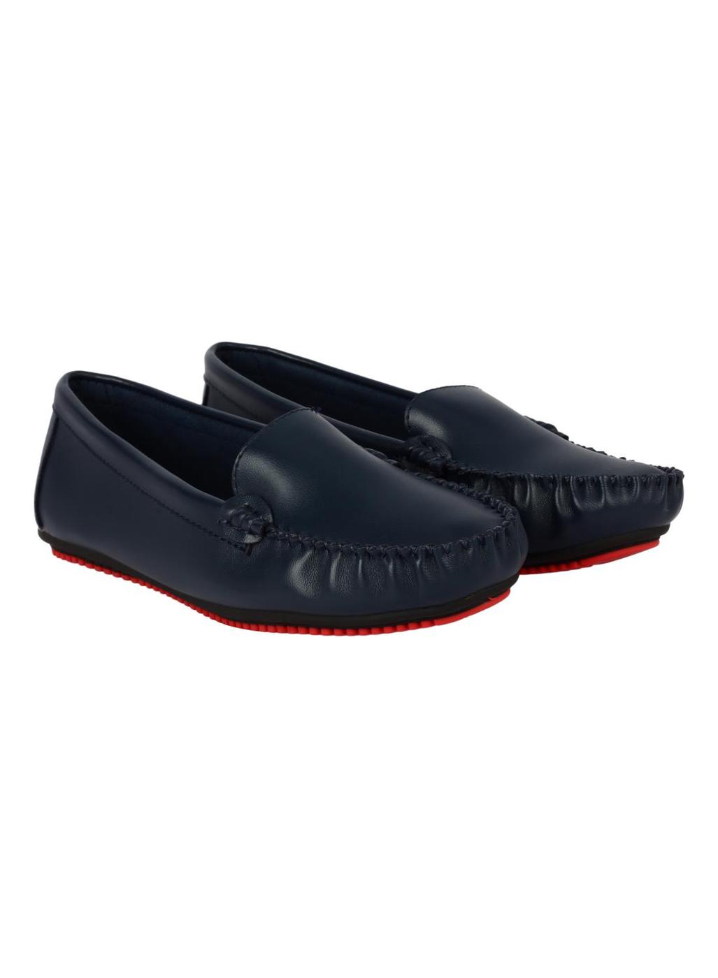 navy heeled loafers