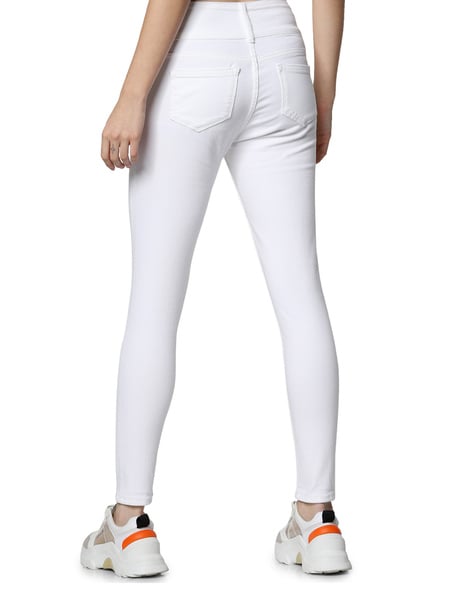 white skinny pants womens