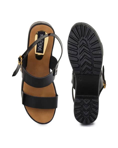 Chunky Heeled Sandals with Buckle Fastening (Image - 1)