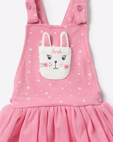 Buy Pink Dungarees for Infants by INF FRENDZ Online