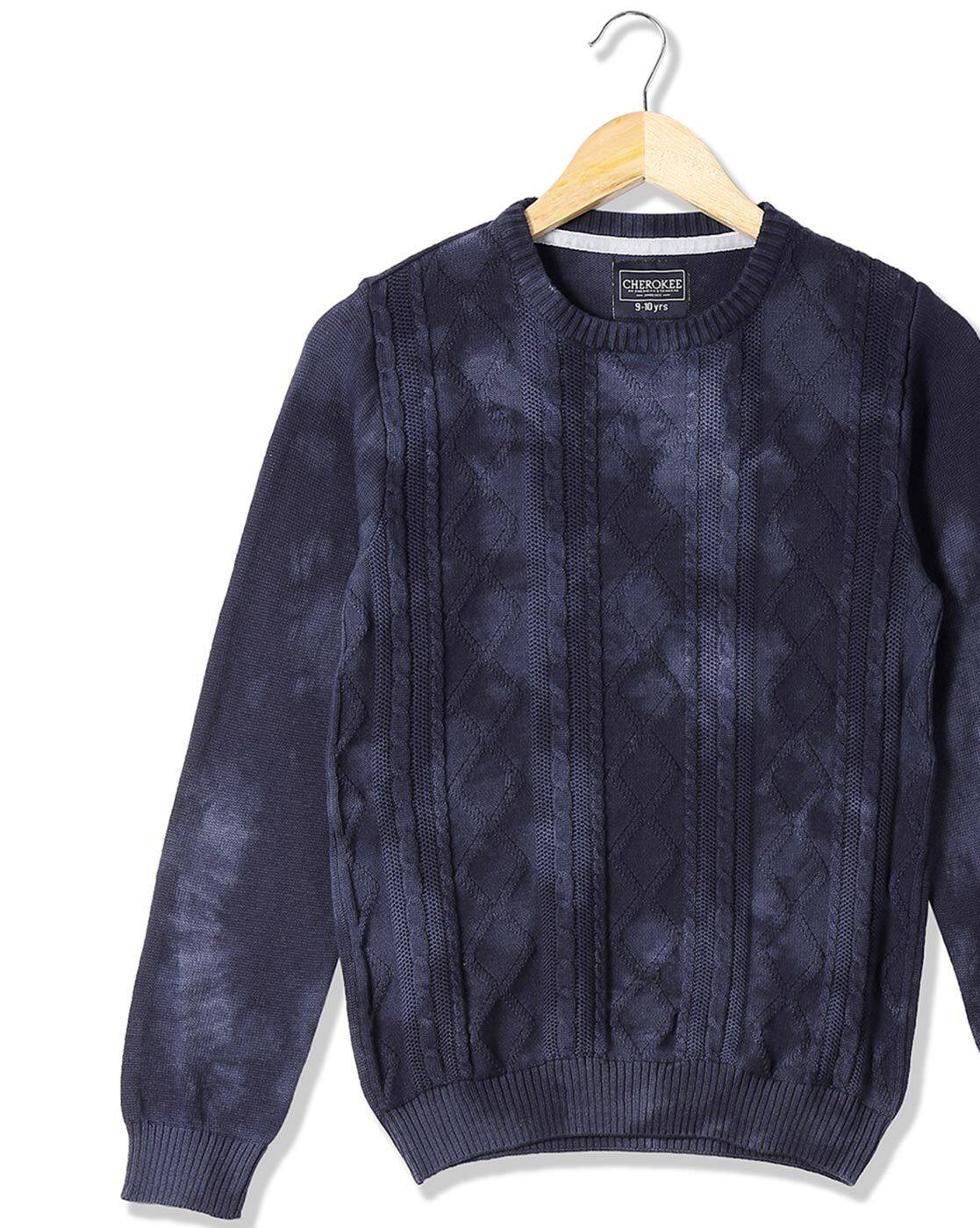 Buy Blue Sweaters u0026 Cardigans for Boys by CHEROKEE Online | Ajio.com